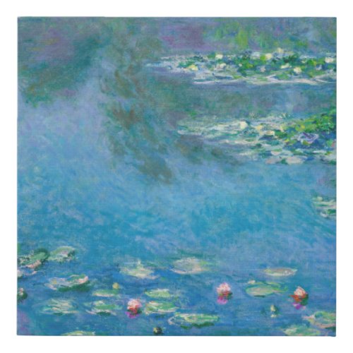 Claude Monet _ Water Lilies 1906 Faux Canvas Print