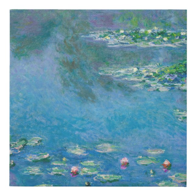 Claude Monet - Water Lilies 1906 Faux Canvas Print (Front)