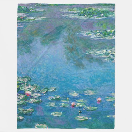 Claude Monet _ Water Lilies 1906 Fleece Blanket