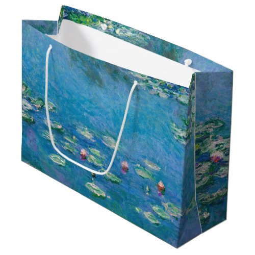 Claude Monet _ Water Lilies 1906 Large Gift Bag