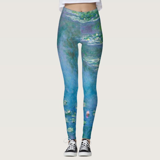 Claude Monet - Water Lilies 1906 Leggings (Front)