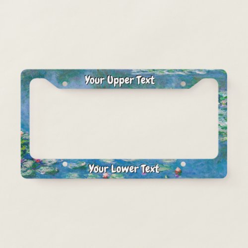 Claude Monet _ Water Lilies 1906 License Plate Frame