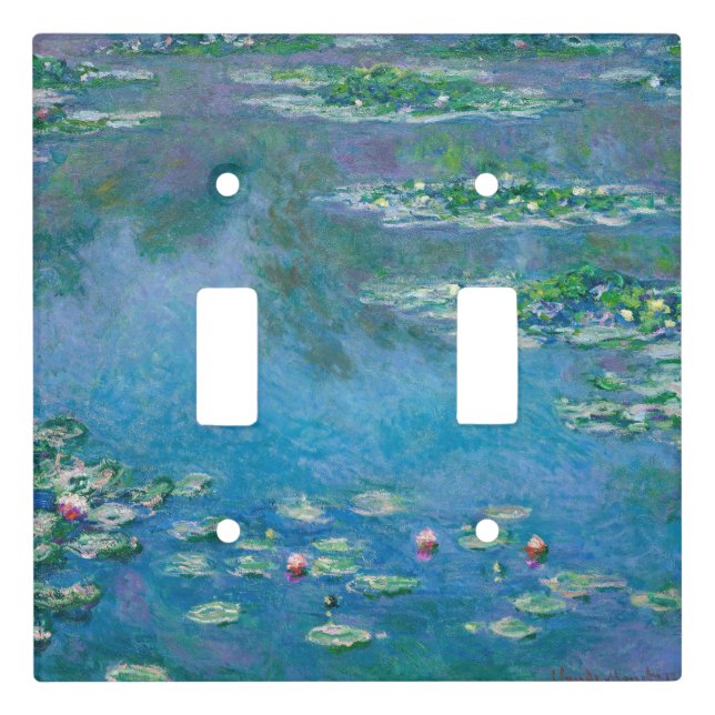 Claude Monet - Water Lilies 1906 Light Switch Cover (Front)