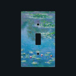 Claude Monet - Water Lilies 1906 Light Switch Cover<br><div class="desc">Water Lilies (Nympheas) - Claude Monet,  Oil on Canvas,  1906</div>