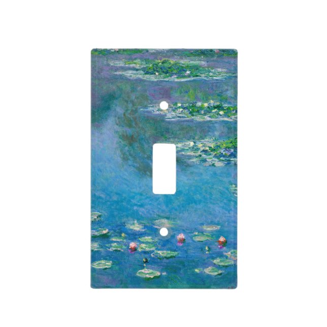Claude Monet - Water Lilies 1906 Light Switch Cover (Front)