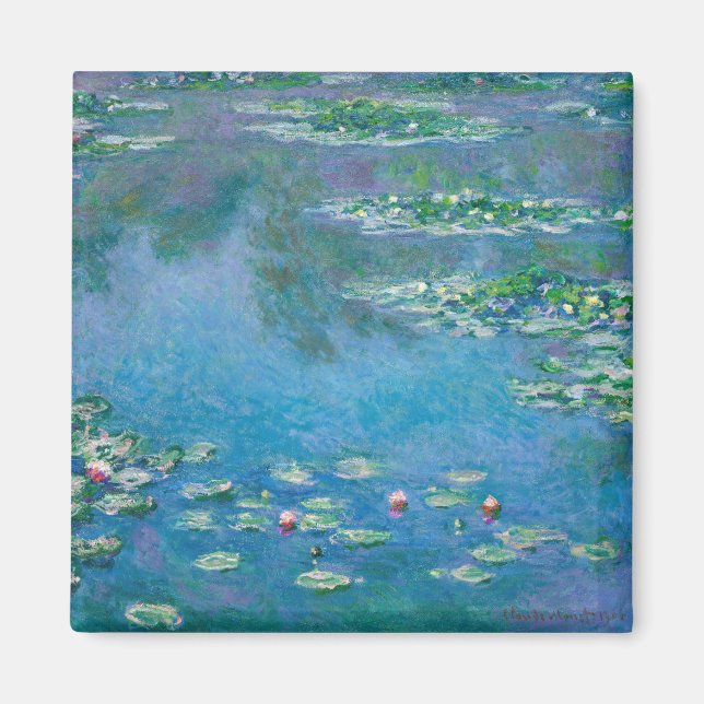 Claude Monet - Water Lilies 1906 Magnet (Front)