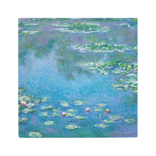 Claude Monet _ Water Lilies 1906 Metal Print