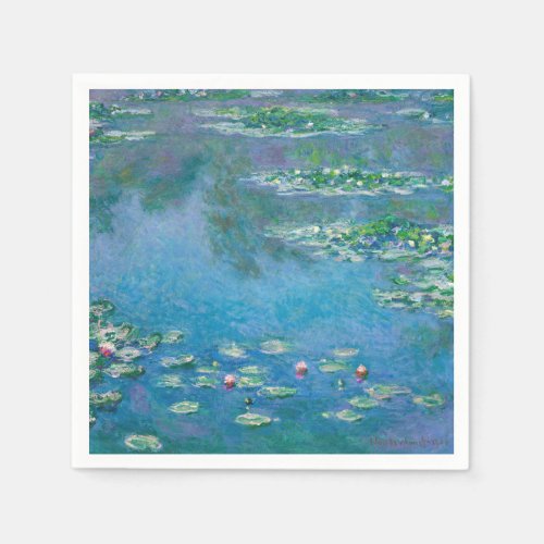 Claude Monet _ Water Lilies 1906 Napkins