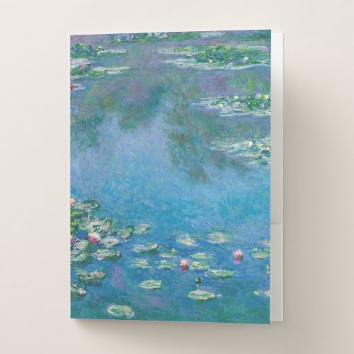 Claude Monet _ Water Lilies 1906 Pocket Folder