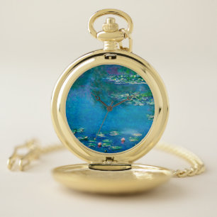 Claude Monet - Water Lilies 1906 Pocket Watch