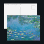 Claude Monet - Water Lilies 1906 Postcard<br><div class="desc">Water Lilies (Nympheas) - Claude Monet,  Oil on Canvas,  1906</div>