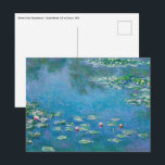 Claude Monet - Water Lilies 1906 Postcard<br><div class="desc">Water Lilies (Nympheas) - Claude Monet,  Oil on Canvas,  1906</div>