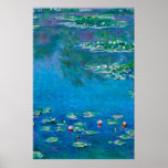 Claude Monet - Water Lilies 1906 Poster<br><div class="desc">Claude Monet - Water Lilies 1906. Famous art painting.</div>