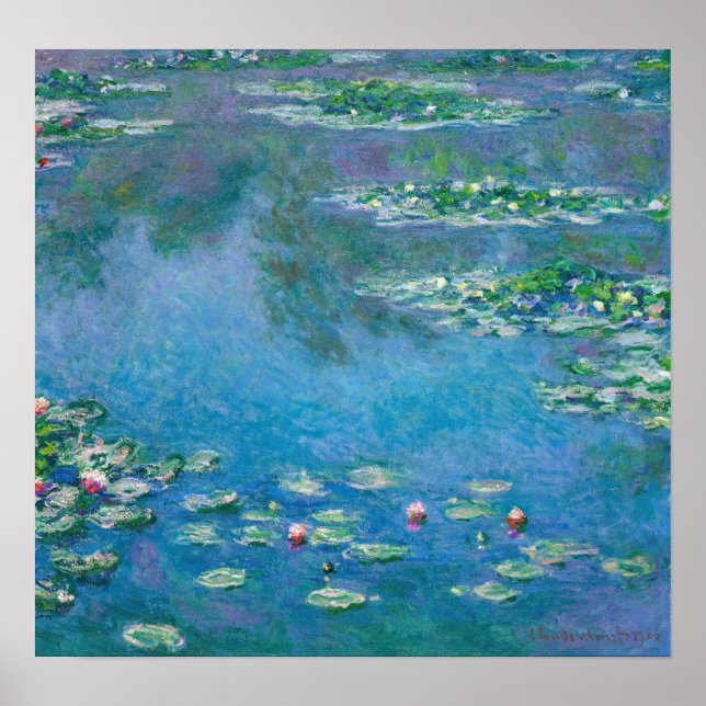 Claude Monet - Water Lilies 1906 Poster (Front)