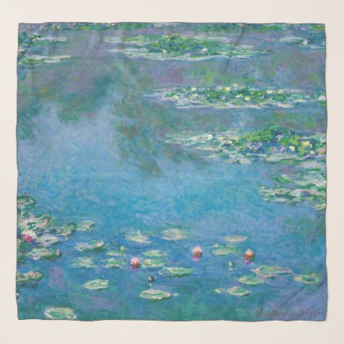 Claude Monet _ Water Lilies 1906 Scarf