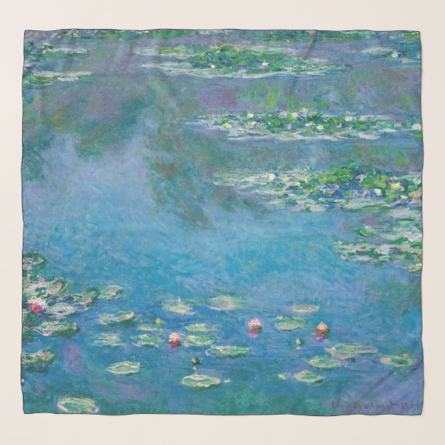 Claude Monet - Water Lilies 1906 Scarf (Front)