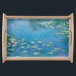 Claude Monet - Water Lilies 1906 Serving Tray<br><div class="desc">Water Lilies (Nympheas) - Claude Monet,  Oil on Canvas,  1906</div>