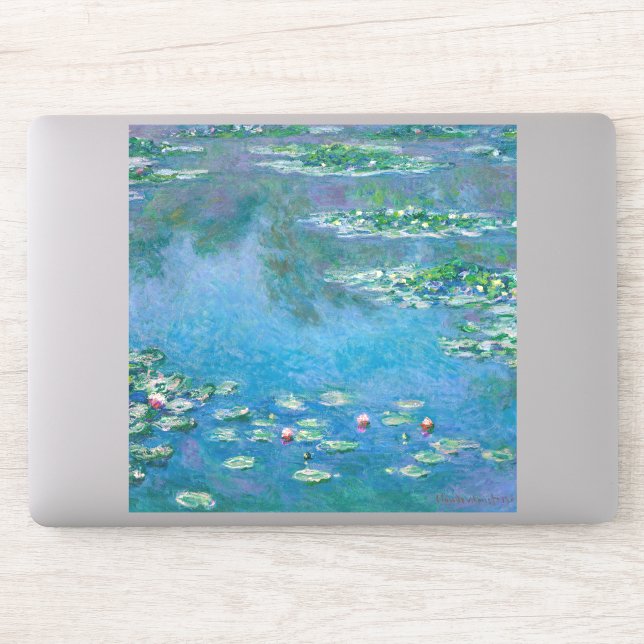 Claude Monet - Water Lilies 1906 Sticker (Computer)