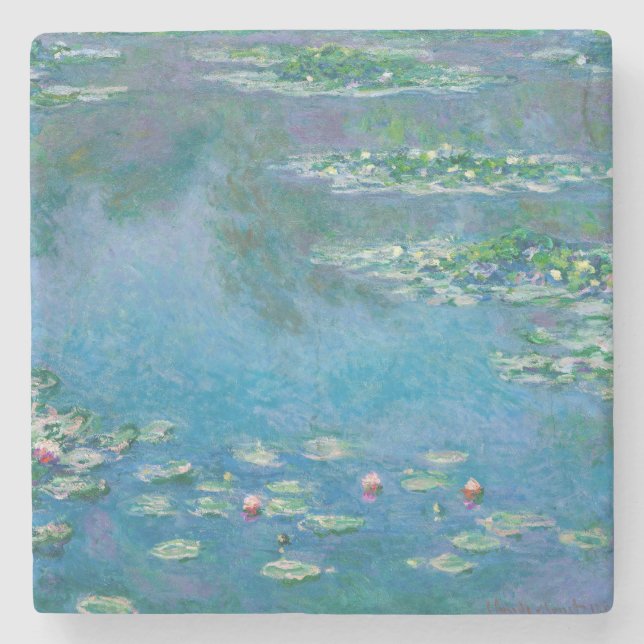 Claude Monet - Water Lilies 1906 Stone Coaster (Front)