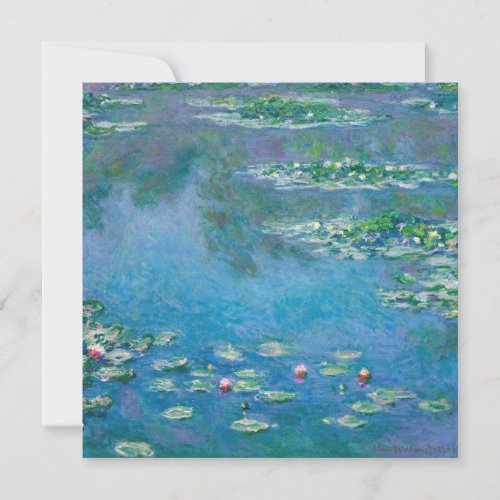 Claude Monet _ Water Lilies 1906 Thank You Card