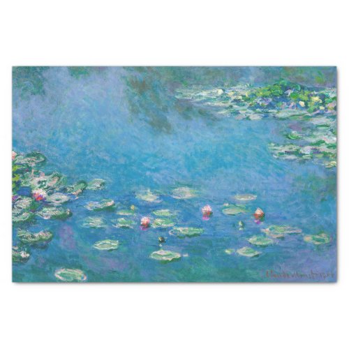 Claude Monet _ Water Lilies 1906 Tissue Paper