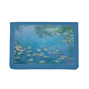 Claude Monet - Water Lilies 1906 Tri-fold Wallet