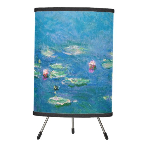 Claude Monet _ Water Lilies 1906 Tripod Lamp