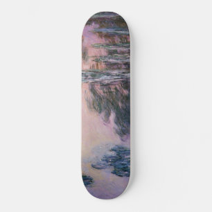 Claude Monet Water Lilies, 1907 GalleryHD Fine Art Skateboard Deck