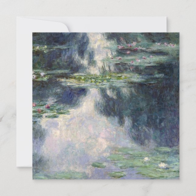 Claude Monet - Water Lilies, 1907 Holiday Card (Front)