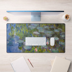 Claude Monet Water Lilies 1915 Impressionist Art Desk Mat