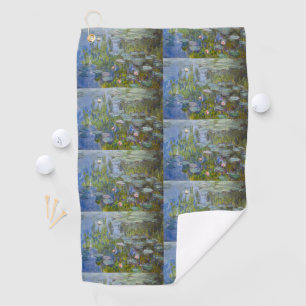 Claude Monet Water Lilies 1915 Impressionist Art Golf Towel