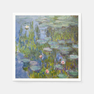 Claude Monet Water Lilies 1915 Impressionist Art Napkins