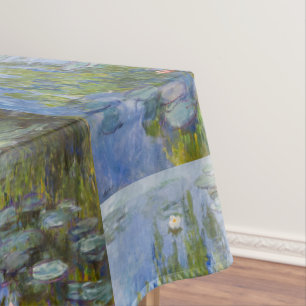 Claude Monet Water Lilies 1915 Impressionist Art Tablecloth