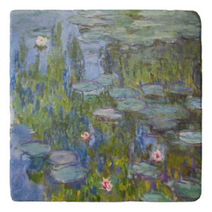 Claude Monet Water Lilies 1915 Impressionist Art Trivet