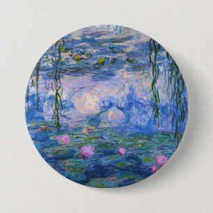 Claude Monet - Water Lilies, 1916 Button