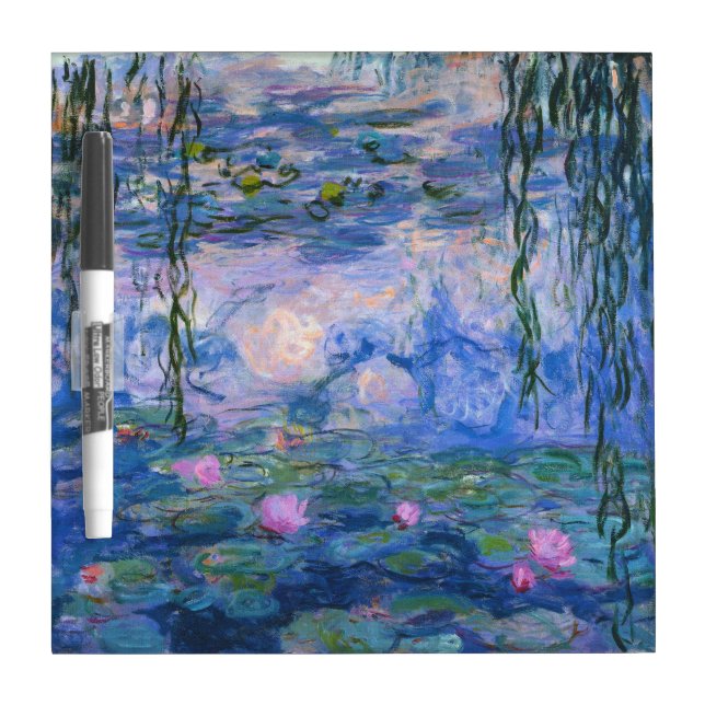 Claude Monet - Water Lilies, 1916 Dry Erase Board (Front)