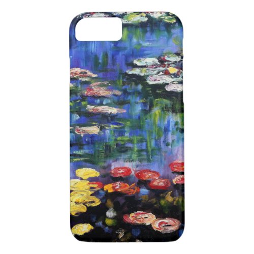 Claude Monet Water Lilies 1916 Fine Art iPhone 87 Case