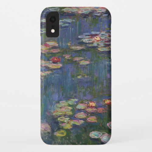 Claude Monet Water Lilies 1916 Fine Art iPhone XR Case