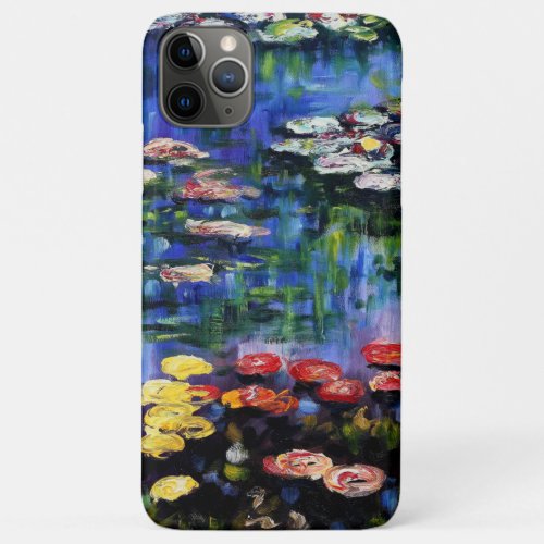 Claude Monet Water Lilies 1916 Fine Art iPhone 11 Pro Max Case