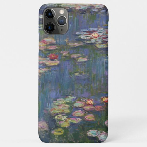 Claude Monet Water Lilies 1916 Fine Art iPhone 11 Pro Max Case