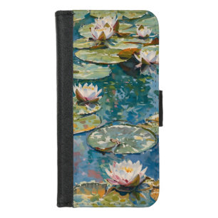 Claude Monet Water Lilies 1916 Fine Art iPhone 8/7 Wallet Case