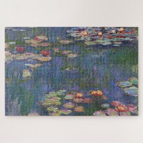 Claude Monet Water Lilies 1916 Fine Art Jigsaw Puzzle