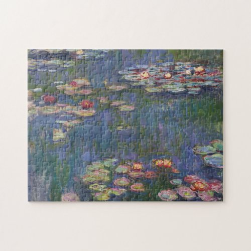 Claude Monet Water Lilies 1916 Fine Art Jigsaw Puzzle