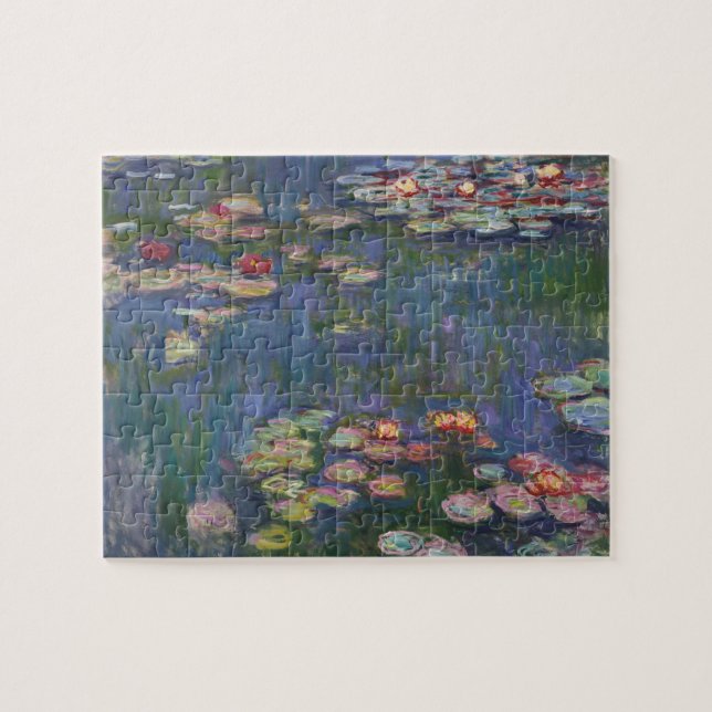 Claude Monet Water Lilies 1916 Fine Art Jigsaw Puzzle (Horizontal)