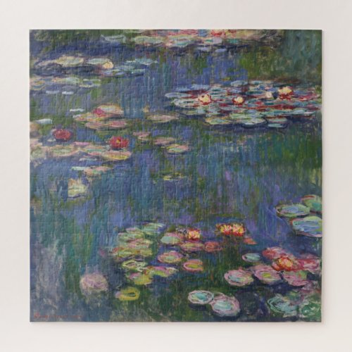 Claude Monet Water Lilies 1916 Fine Art Jigsaw Puzzle