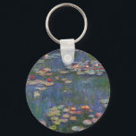 Claude Monet Water Lilies 1916 Fine Art Keychain<br><div class="desc">Claude Monet Water Lilies 1916 Fine Art Keychain</div>