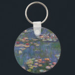 Claude Monet Water Lilies 1916 Fine Art Keychain<br><div class="desc">Claude Monet Water Lilies 1916 Fine Art Keychain</div>