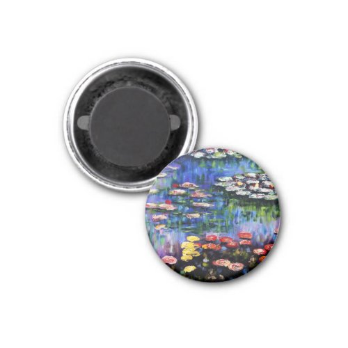 Claude Monet Water Lilies 1916 Fine Art Magnet