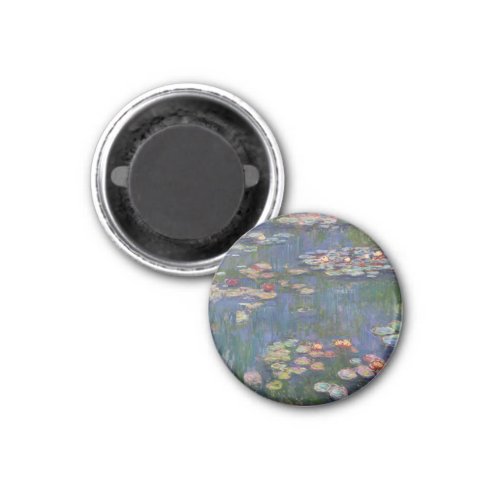 Claude Monet Water Lilies 1916 Fine Art Magnet