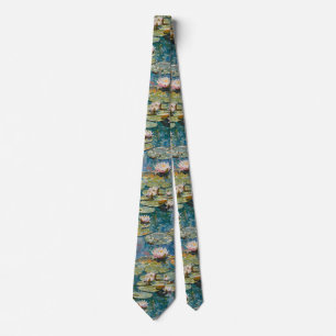 Claude Monet Water Lilies 1916 Fine Art  Neck Tie